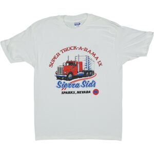 90s Vintage Super Truck A Rama IX Sierra Sid's Sparks Nevada Trucking  T Shirt